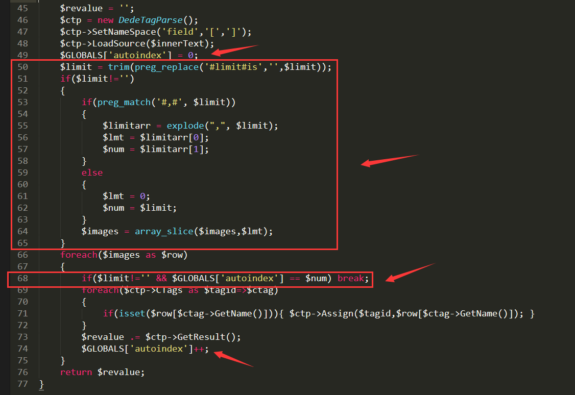 织梦图集图片集标签调用图片+数字编号自增+第一个高亮+自定义limit(图4)