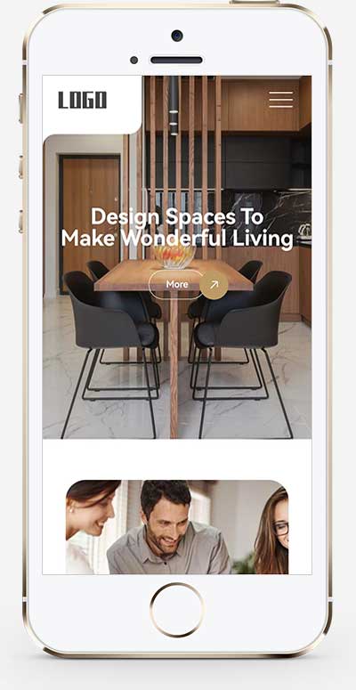 (自适应手机版)响应式室内家居设计英文网站模版 建材装修外贸网站源码下载(图1) 1-2410100Q205917.jpg
