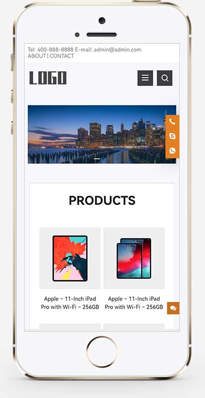 (自适应手机端)电子产品外贸企业网站pbootcms模板 - 机械电子设备英文网站源码带下载功能(图1) 1-24110FKQ41M.jpg