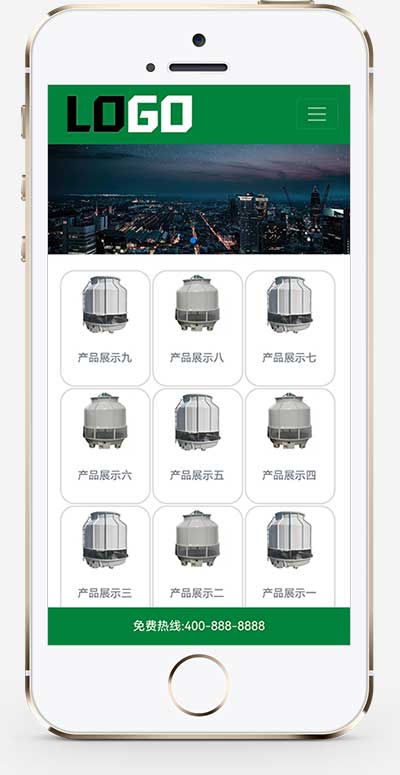 (自适应手机端)冷却塔pbootcms模板网站模板 制冷设备网站源码(图1) 1-250G4095145C3.jpg