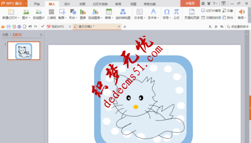 怎么用PPT制作猫卡通效果(图5) 怎么用PPT制作猫卡通效果(图5)