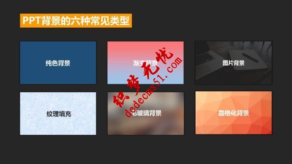 PPT背景图片常见的6种设计方法(图2) PPT背景图片常见的6种设计方法(图2)