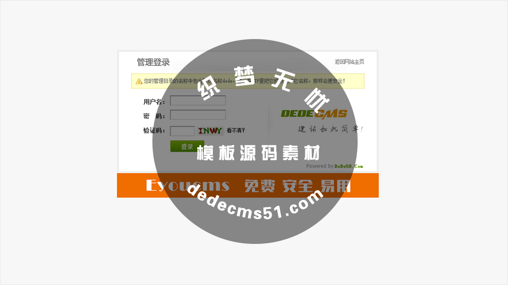织梦dedecms原版后台风格截图演示(图1)
