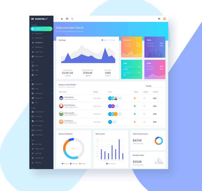 多用途综合管理后台模板(图1)