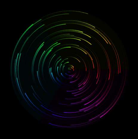 HTML5 Canvas逼真的显示器雷达扫描动画代码