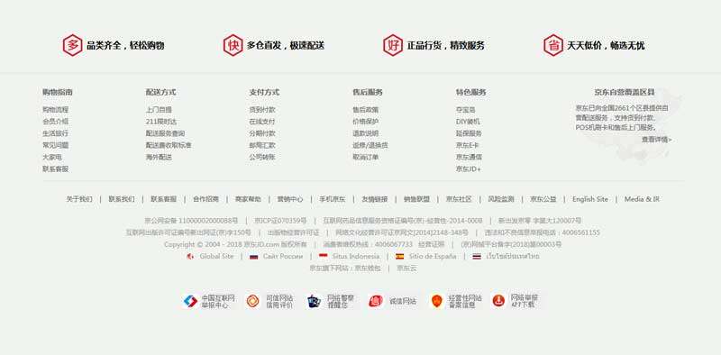 div css仿京东商城底部导航页面代码(图1)