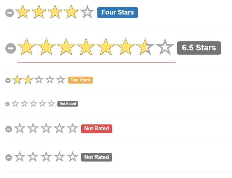 jQuery星星评分插件鼠标滑动星星打分代码(图1)