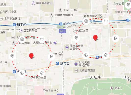 jQuery百度地图自定义环形菜单(图1)