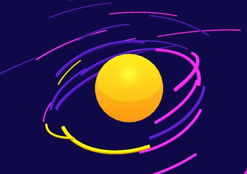 html5 canvas绕着月球动画特效(图1)