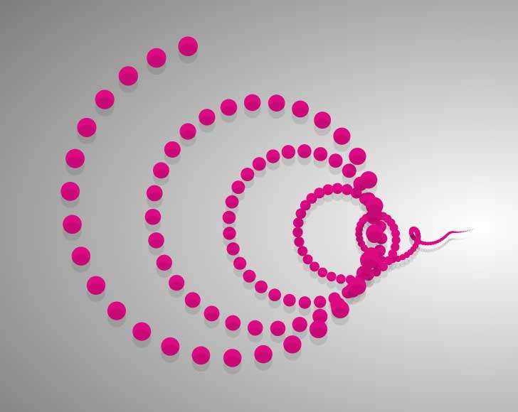 html5 canvas螺旋线条动画特效(图1)