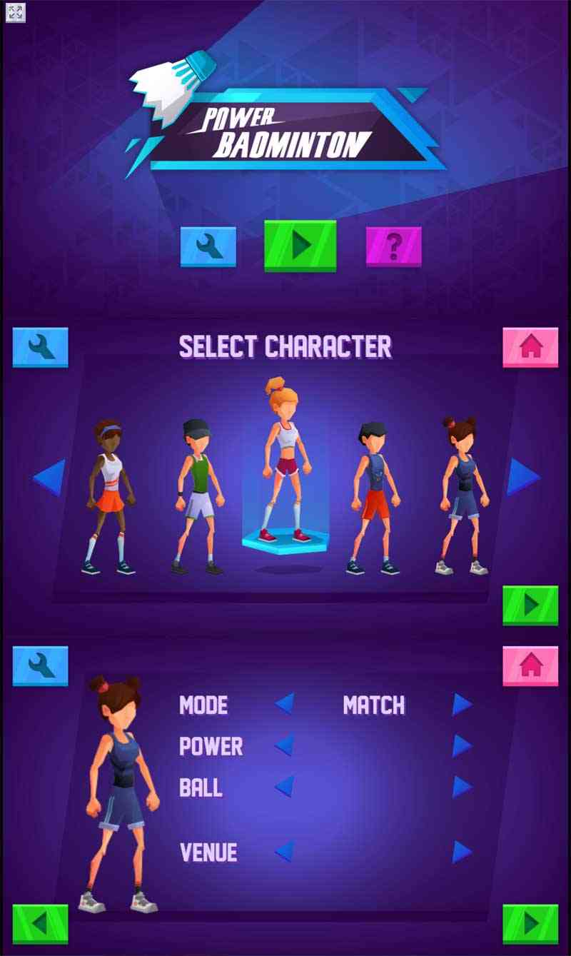 双人羽毛球对战html5游戏源码(图1)
