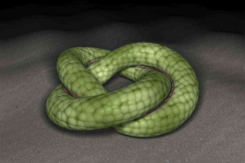 html5 canvas地上卷成一团蛇场景特效(图1)