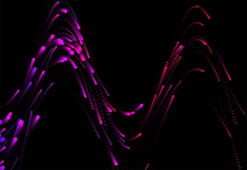 html5 canvas彩色大波浪动画特效(图1)