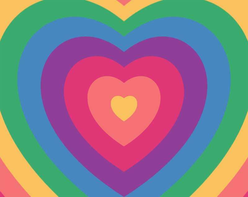 html5 svg爱心圆圈动画特效(图1)