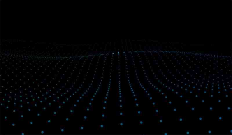 html5 canvas粒子波浪滚动特效(图1)