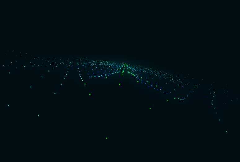 canvas绘制3D海洋粒子动画特效(图1)