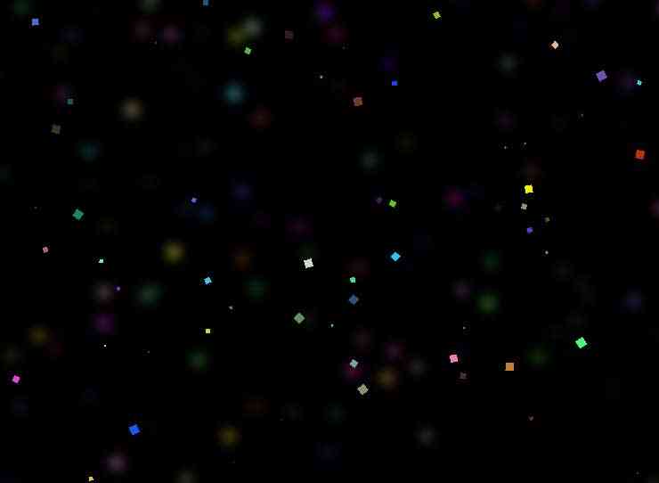 canvas 3D彩色纸屑掉落动画(图1)