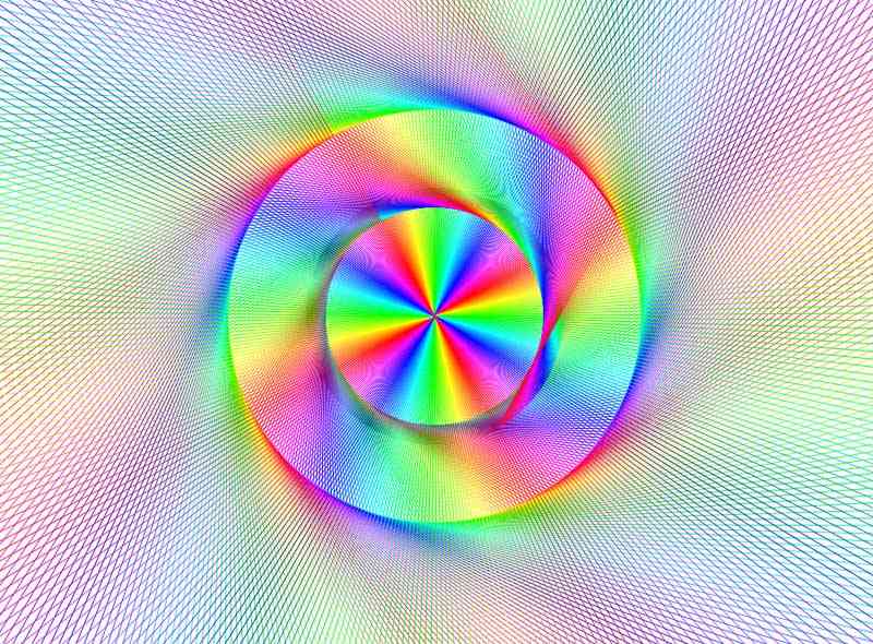 彩虹圈变大缩小canvas动画(图1)