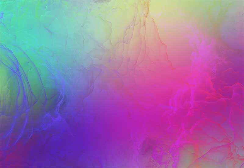 酷炫的七彩云霞webgl液态动画(图1)