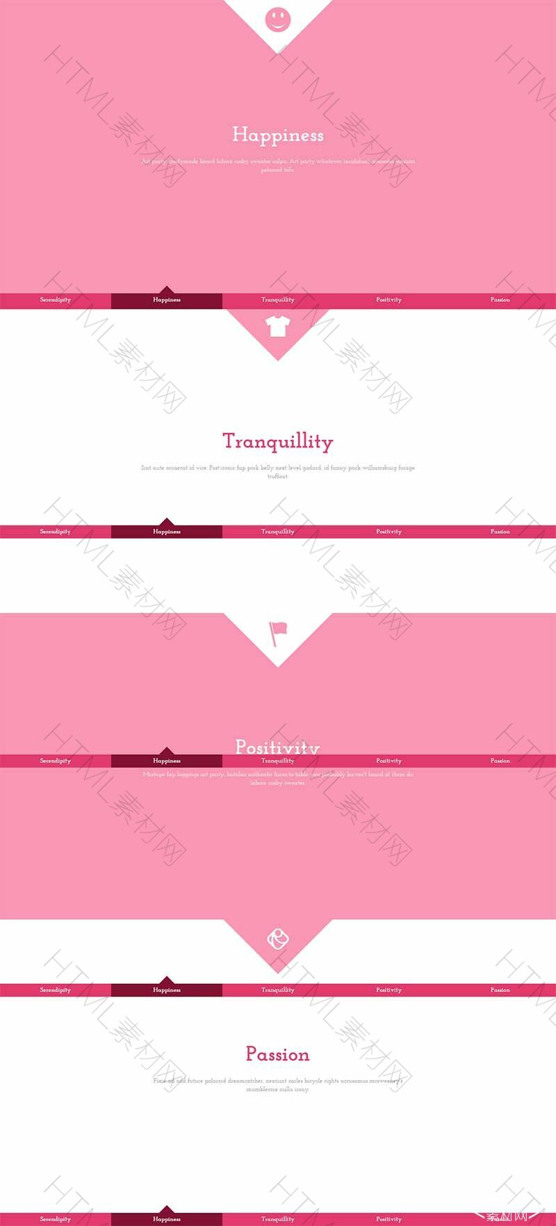 html5和css3响应式全屏滚动页面切换效果(图1) html5和css3响应式全屏滚动页面切换效果(图1)
