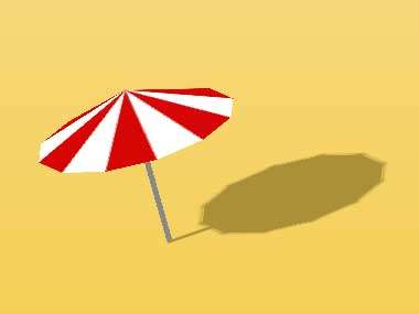 纯css3沙滩伞动画特效(图1)