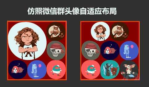 css3实现微信群头像布局代码(图1)