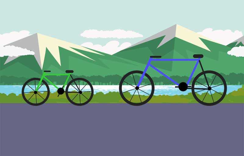 css3公园里单车动画场景(图1)