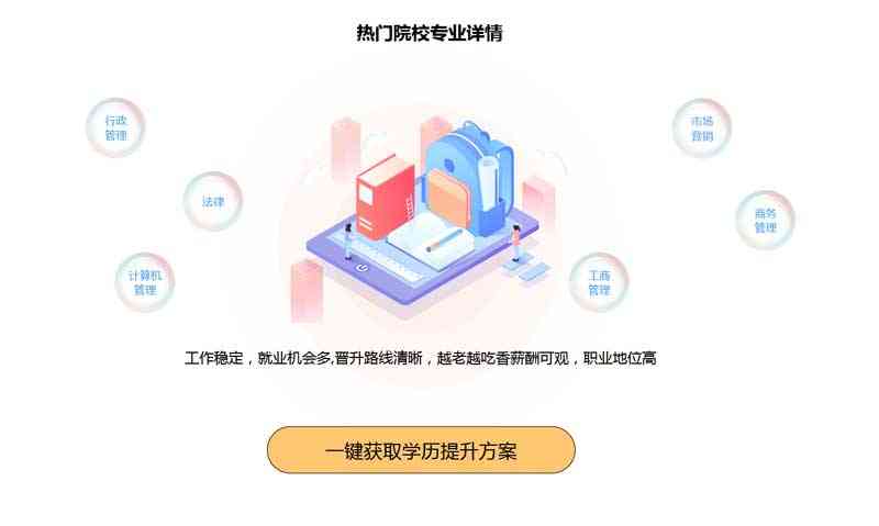 创意的热门院校专业气泡div布局(图1)