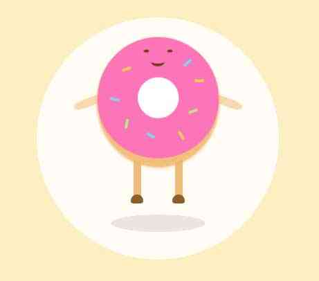 css3可爱的甜甜圈动画(图1)