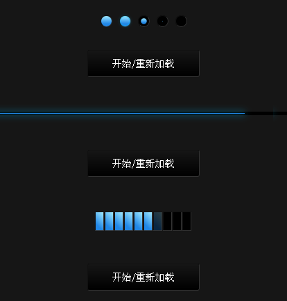 CSS3 animation属性酷炫的Loading网页加载进度条动画效果(图1)