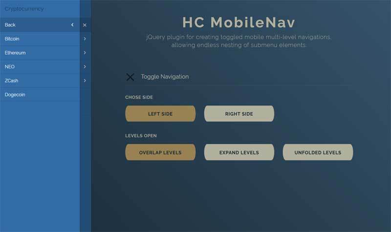 jQuery手机侧边滑动导航菜单代码(图1) jQuery手机侧边滑动导航菜单代码(图1)