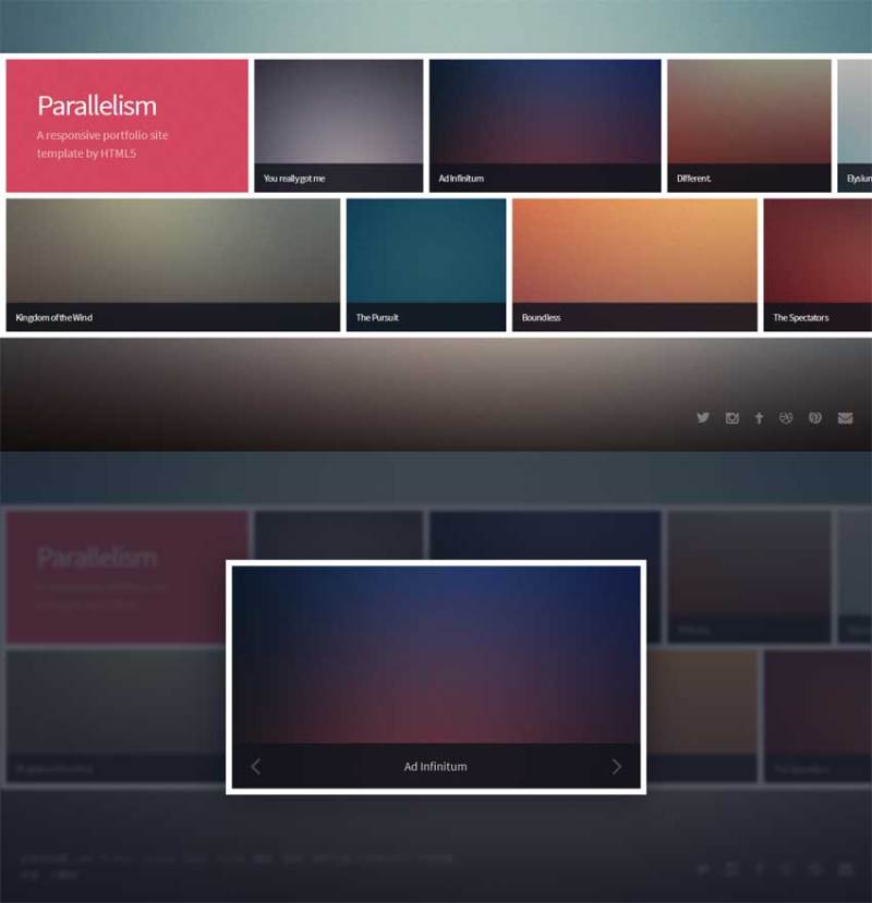 html5图片响应式布局点击弹出大图切换特效(图1)