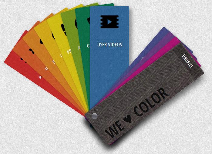 jquery modernizr色卡片类似扇子一样排列翻页旋转动画展开(图1)