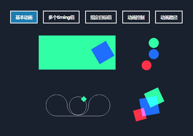 html5 anime.js动画库制作各种网页动画特效(图1) html5 anime.js动画库制作各种网页动画特效(图1)