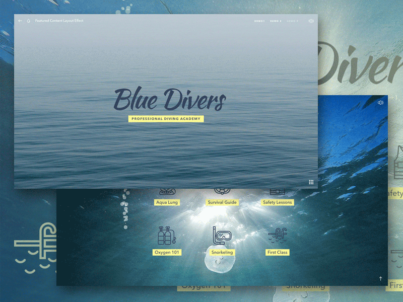 全屏响应式html5大气手机引导页动画模板(图1)