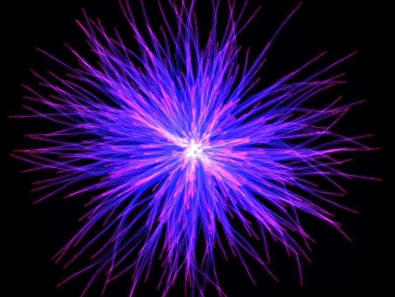 html5 canvas光线灯花绽放动画特效(图1)