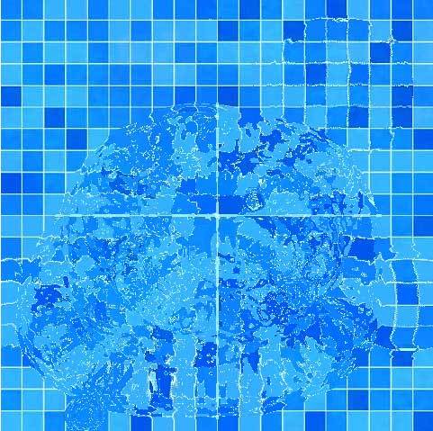 html5 canvas泳池里面的水流动波纹动画特效(图1)