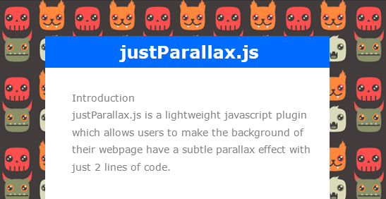 Parallax.js页面视差滚动插件使用说明(图1)