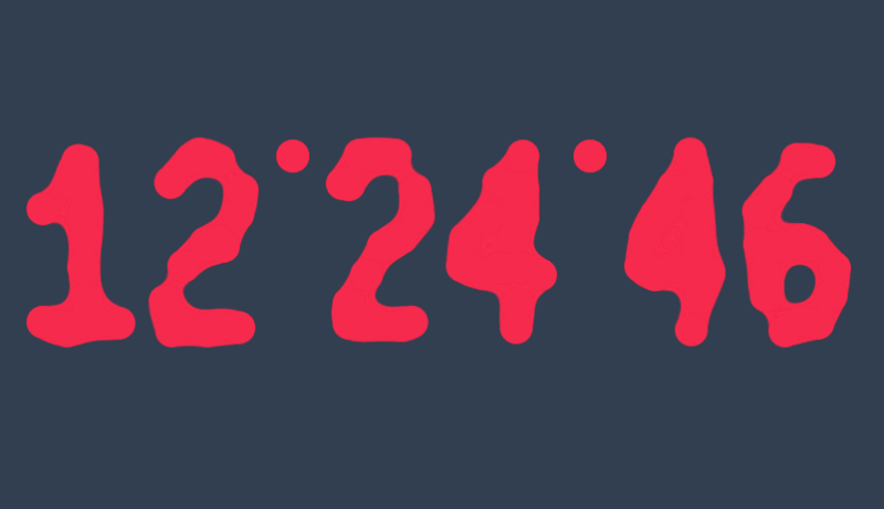 html5 svg粘稠状时钟代码(图1) html5 svg粘稠状时钟代码(图1)