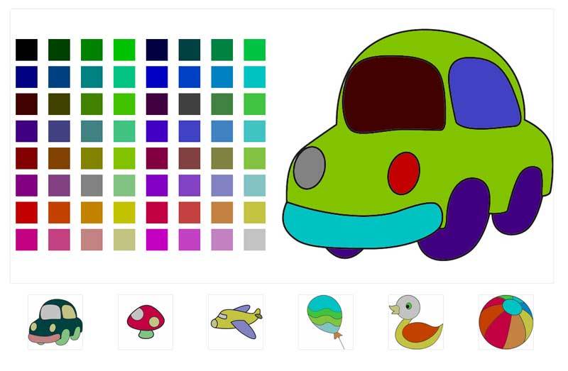 h5 canvas益智类填色画游戏代码 h5 canvas益智类填色画游戏代码(图1)