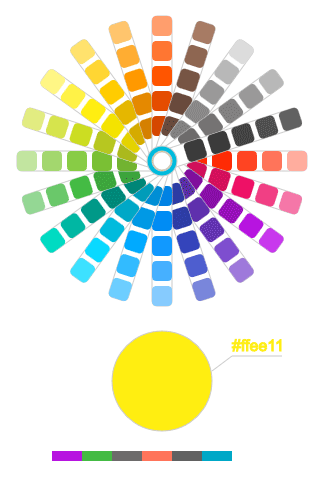 html5 svg交互式圆形色板颜色拾取器 html5 svg交互式圆形色板颜色拾取器(图1)