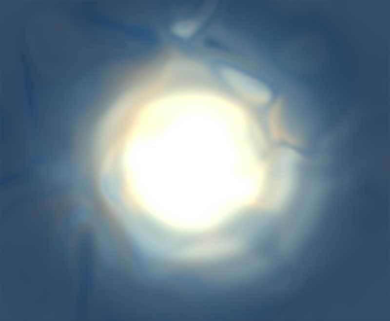 html5 canvas绘制水面下太阳动画特效(图1) html5 canvas绘制水面下太阳动画特效(图1)