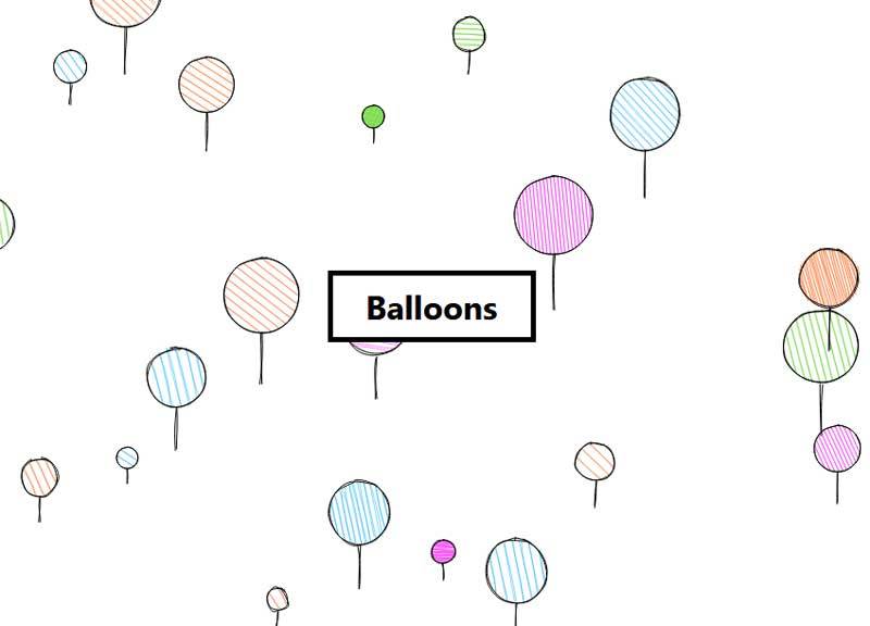 html5 canvas告白气球上升背景动画特效 html5 canvas告白气球上升背景动画特效(图1)