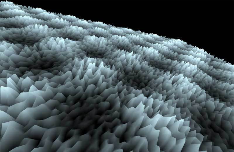 html5 canvas冰川波浪动画特效(图1)