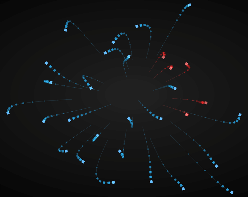 canvas游动的蛇虫动画特效(图1) canvas游动的蛇虫动画特效(图1)