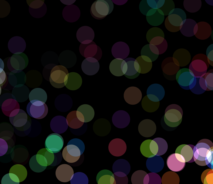 html5 canvas彩色圆球光标动画特效(图1)