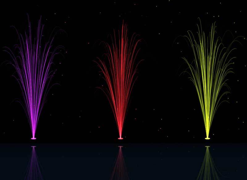 html5 canvas彩色灯光喷泉水柱动画特效(图1) html5 canvas彩色灯光喷泉水柱动画特效(图1)