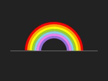 纯css3彩虹弹性加载动画特效(图1)