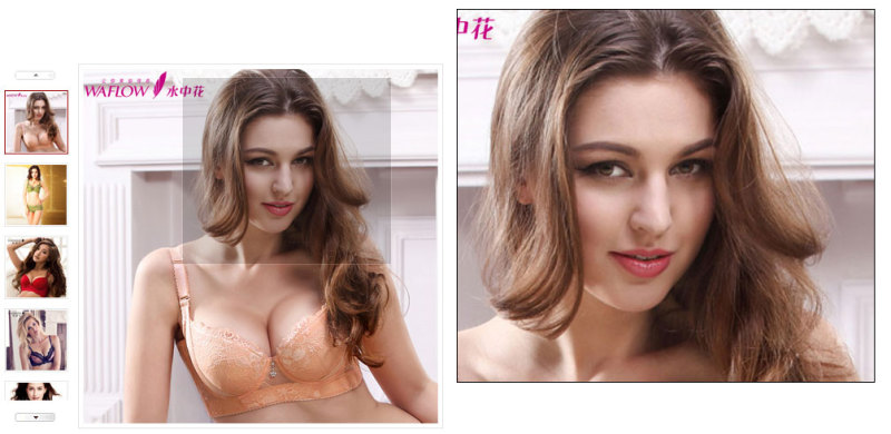 jquery仿凡客图片放大镜鼠标滑过图片放大窗口显示大图(图1)