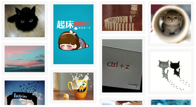 jquery仿堆糖网瀑布流布局单排图片自动滚动(图1) jquery仿堆糖网瀑布流布局单排图片自动滚动(图1)